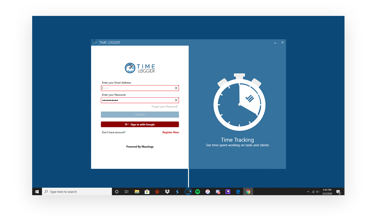 time tracking windows time tracking windows